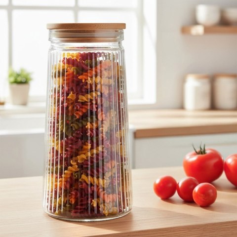 SZKLANY POJEMNIK KUCHENNY NA PRODUKTY SYPKIE 1,4L 229246