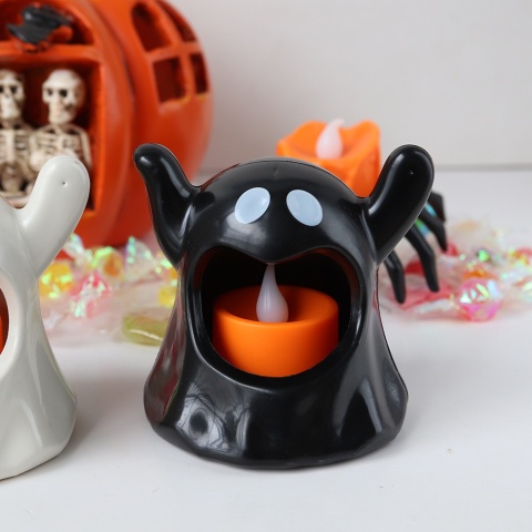 2024 Nowa lampa duchów na Halloween z bezpłomieniowymi świecami LED Dekoracyjna impreza z okazji Halloween Duchy Horror Atmosfera Rekwizyty Dekoracja