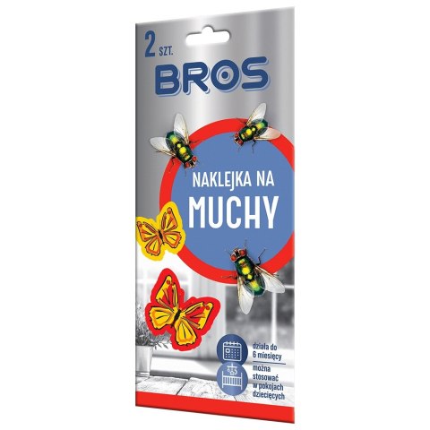 Lep na Muchy Kolorowy 2szt BROS