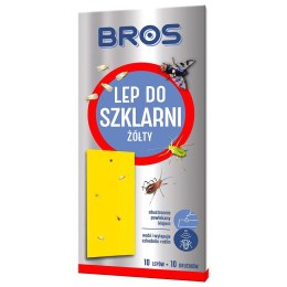 Lep na Owady do Szklarni Żółty 10 szt BROS