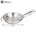 PATELNIA ZE STALI NIERDZEWNEJ 21CT 24cm KINGHOFF KH-2019
