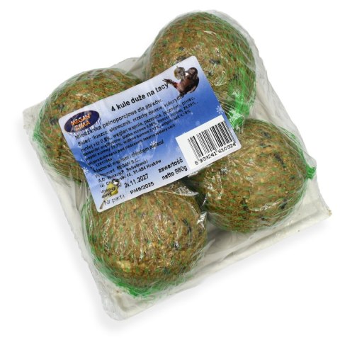 Zestaw dla sikorek 4 kule duże 880g