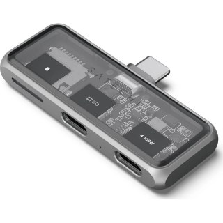Adapter HUB 3w1 USB C Satechi Mobile XR ST-HXRSDM szary
