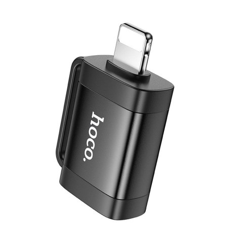 Adapter OTG Lightning do USB A Hoco UA31A czarny