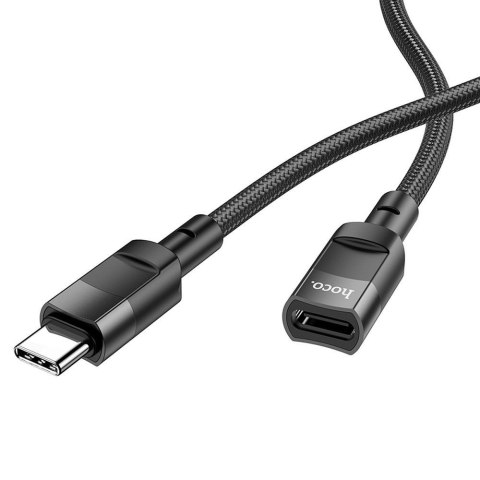 Adapter OTG USB C do USB C Hoco 3A 1,2 m U107 czarny
