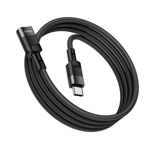 Adapter OTG USB C do USB C Hoco 3A 1,2 m U107 czarny