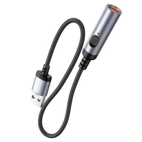 Adapter USB A do zapalniczka samochodowa Hoco 0,3 m UA30 czarny