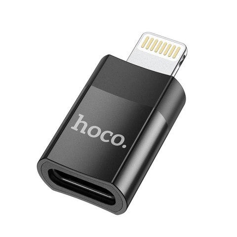 Adapter USB C do Lightning Hoco UA17 czarny