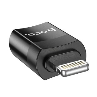 Adapter USB C do Lightning Hoco UA17 czarny