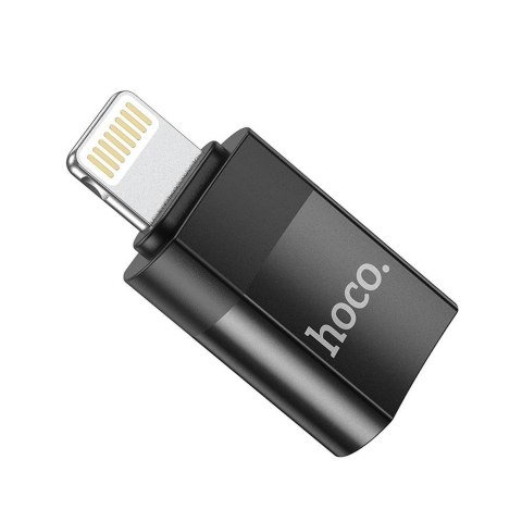 Adapter USB C do Lightning Hoco UA17 czarny
