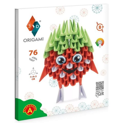 Alexander zestaw kreatywny ORIGAMI 3D - TRUSKAWKA ZA6071