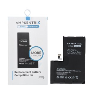 AmpSentrix Basic bateria do iPhone 14 Pro Max (zwiększona pojemność 4750 mAh)