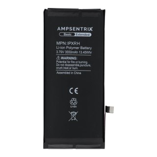 AmpSentrix Basic bateria do iPhone XR (zwiększona pojemność 3550 mAh)
