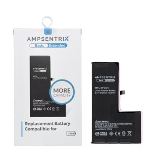 AmpSentrix Basic bateria do iPhone XS (zwiększona pojemność 3150 mAh)