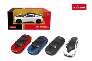 Autko Metalowe 1:43 BMW i8 Czerwone RASTAR