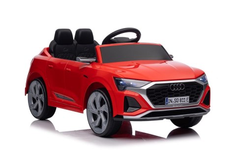 Auto Audi SQ8 czerwone na akumulator dla dzieci + pilot 2,4 GHz