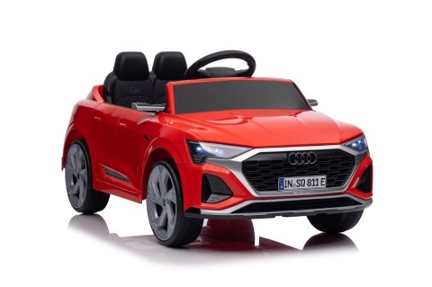 Auto Audi SQ8 czerwone na akumulator dla dzieci + pilot 2,4 GHz