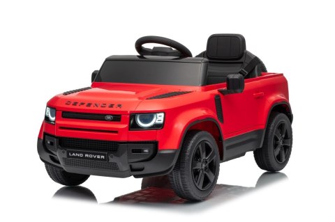 Auto Land Rover Defender czerwone na akumulator dla dzieci + pilot R/C