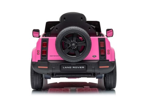 Auto Land Rover Defender różowe na akumulator dla dzieci + pilot R/C