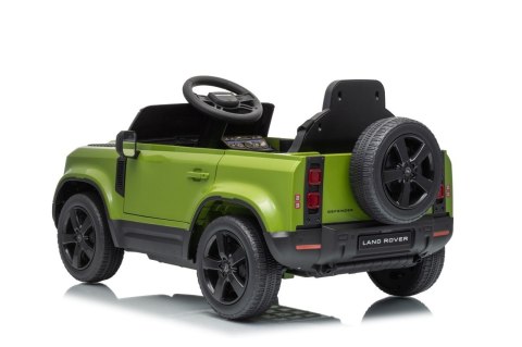 Auto Land Rover Defender zielone na akumulator dla dzieci + pilot R/C
