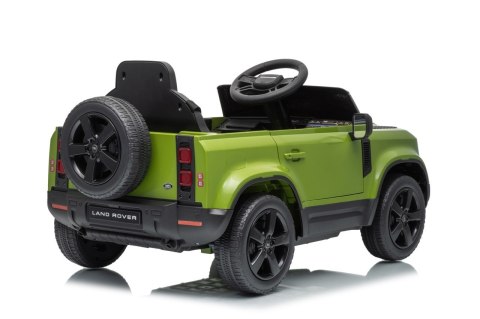 Auto Land Rover Defender zielone na akumulator dla dzieci + pilot R/C