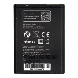Bateria do Nokia 6020 / 5200 / 5300 / 3220 / 5140 1000 mAh Blue Star Premium