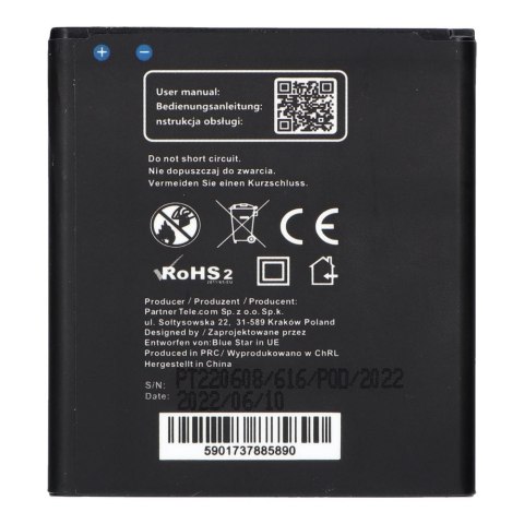 Bateria do Samsung Core Prime G3606 G3608 G3609 1700 mAh Blue Star Premium