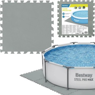 Bestway Piankowa mata pod basen SZARY 50cmx50cm 58639