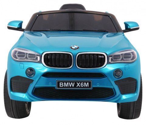 BMW X6M Elektryczne Autko, SUV dla dzieci Lakier Niebieski + Pilot