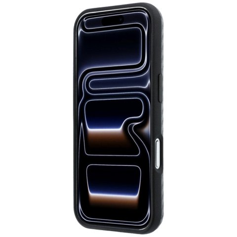 BMW futerał do IPHONE 18 Pro/17 Pro kompatybilny z MagSafe (Carbon Metal Logo) szary
