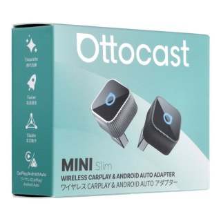 Bezprzewodowy Adapter samochodowy OTTOCAST Mini Cube T2 srebrny