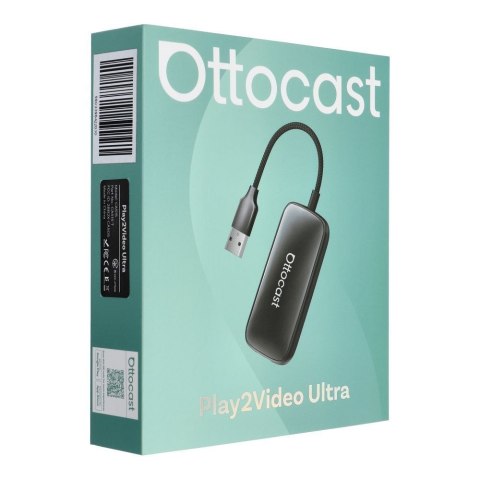Bezprzewodowy Adapter samochodowy OTTOCAST Play2Video CA515-T czarny