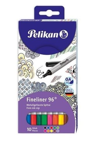 Cienkopis Fineliner 96 0,4mm 10 kolorów