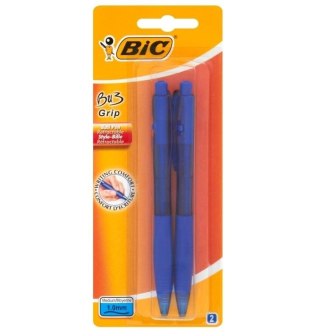 Długopis Bu3 grip niebieski bls 2szt BIC