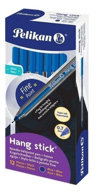 Długopis Hang Stick 0,7mm nieb. (12szt) PELIKAN