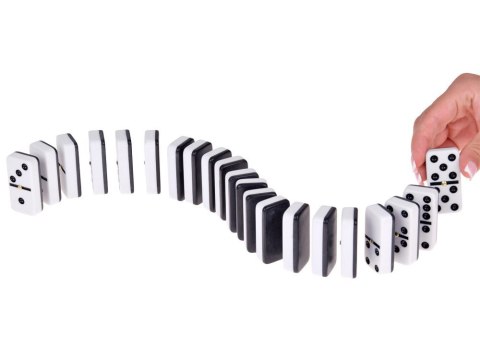 Domino klasyczne gra logiczna + edukacyjna dla dzieci i dorosłych GR0693