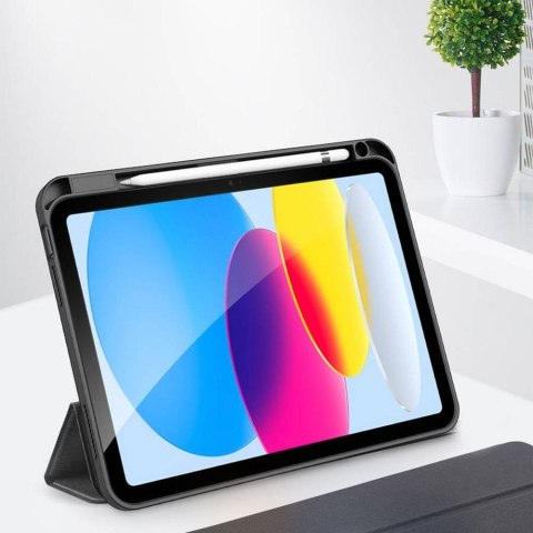 DUX DUCIS etui DOMO składane z miejscem na rysik do iPad 10 (2022) czarne