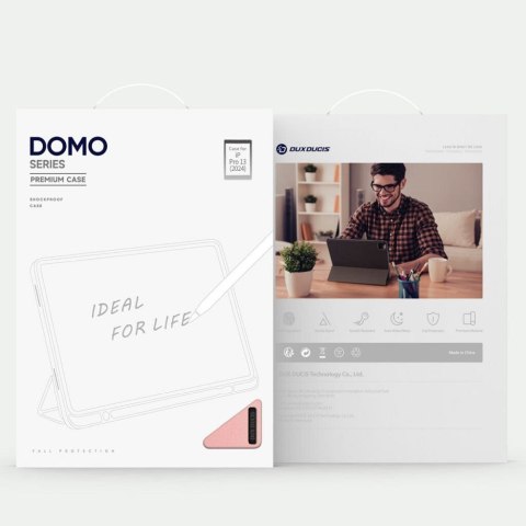 DUX DUCIS etui DOMO składane z miejscem na rysik do iPad Pro 13 (2024) czarne