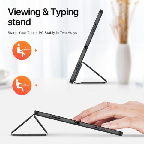 DUX DUCIS etui DOMO składane z miejscem na rysik do iPad Pro 13 (2024) czarne