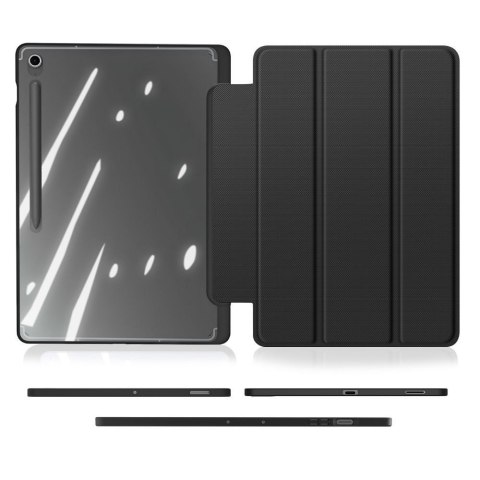 DUX DUCIS etui TOBY z miejscem na rysik do SAMSUNG Tab S10 FE Plus czarne
