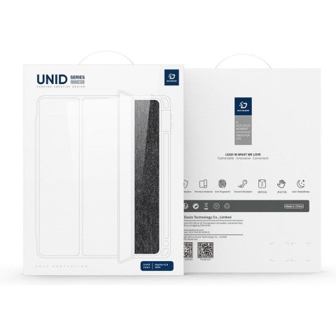 DUX DUCIS etui UNID składane z miejscem na rysik do iPad Pro 13 (2024) czarne
