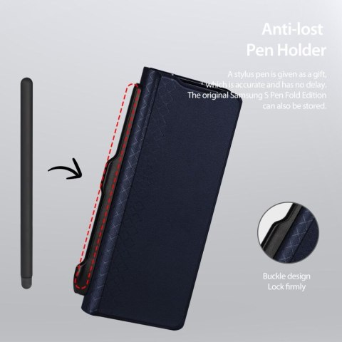 DUX DUCIS futerał BRIL PEN HOLDER do SAMSUNG Z FOLD 7 niebieski