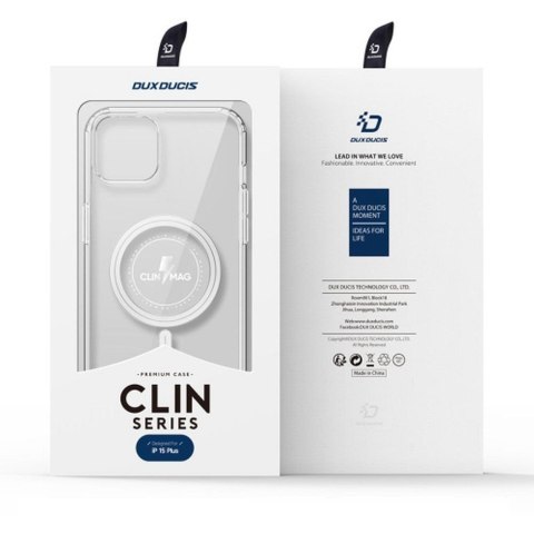 DUX DUCIS futerał CLIN MAG kompatybilny z MagSafe do IPHONE 15 Plus transparentny