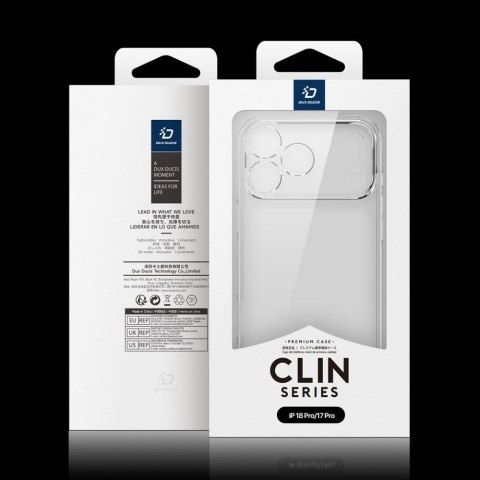DUX DUCIS futerał CLIN do iPhone 18 Pro / 17 Pro transparentny