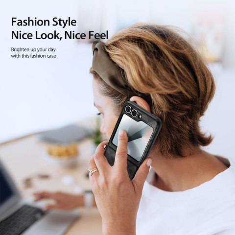DUX DUCIS futerał FITT do SAMSUNG Z Z FLIP 7 FE/W25 FLIP/ Z FLIP 6 niebieski