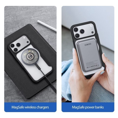 DUX DUCIS futerał SKIN X PRO kompatybilny z MagSafe do iPhone 18 Pro / 17 Pro (Open Ring Version) czarny