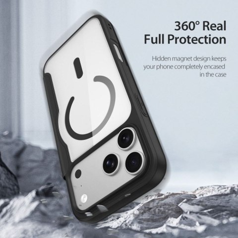 DUX DUCIS futerał SKIN X PRO kompatybilny z MagSafe do iPhone 18 Pro Max / 17 Pro Max (Open Ring Version) czarny