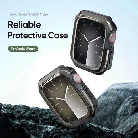 DUX DUCIS futerał TAMO do Apple Watch serii 10 46 mm transparentny z czarnym
