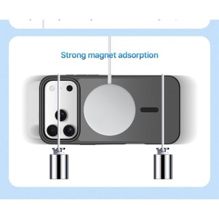 DUX DUCIS futerał YIND kompatybilny z MagSafe do iPhone 18 Pro / 17 Pro (Open Ring Version) czarny