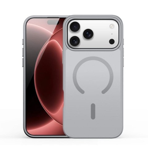 DUX DUCIS futerał YIND kompatybilny z MagSafe do iPhone 18 Pro / 17 Pro (Open Ring Version) szary